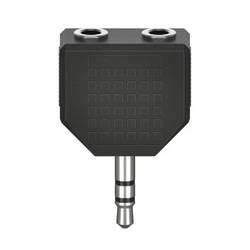 Hama 00205191 jack audio adaptér [2x jack zásuvka 3,5 mm - 1x jack zástrčka 3,5 mm] černá