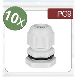 Quadrios 24CA392 kabelová průchodka, 24CA392, od 4 mm, do 8 mm, PG9, 10 ks