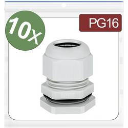 Quadrios 24CA395 kabelová průchodka, 24CA395, od 10 mm, do 14 mm, PG16, 10 ks