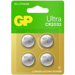 GP knoflíkový článek CR 2032 3 V 4 ks 220 mAh lithiová Ultra