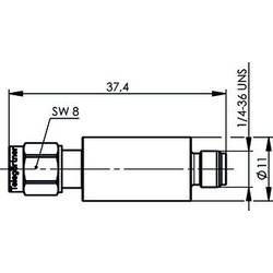 N/A Telegärtner 100024835, zlatá, 1 ks