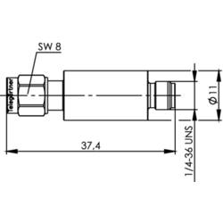 N/A Telegärtner 100024835, zlatá, 1 ks