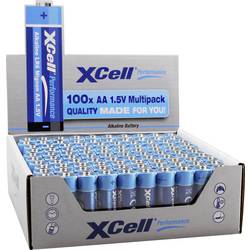 XCell tužková baterie AA alkalicko-manganová, 1.5 V, 100 ks