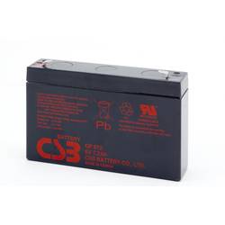 CSB Battery GP 672 Standby USV GP672F1 olověný akumulátor 6 V 7.2 Ah olověný se skelným rounem (š x v x h) 151 x 101 x 34 mm plochý konektor 4,8 mm, plochý
