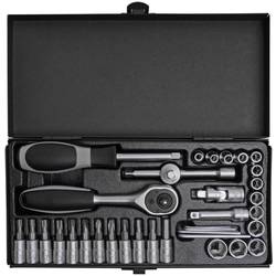 Bernstein Tools for Electronics sada nástrčných klíčů, metrický, 1/4 (6,3 mm), 15dílná, 6-320