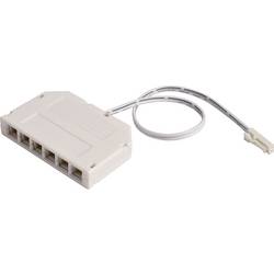 Deko Light MINI-AMP 6-fach VT (1x Stecker, 6x Buchse) 20cm, 12V/24V, max 3A, IP20 940065 6násobný rozbočovač 20 cm bílá