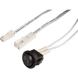 Deko Light MINI-AMP Einbausch. (Stecker-Buchse) 2x 100cm, 12V/24V, max. 3A, IP20 940066 Vestavný spínač 100 cm