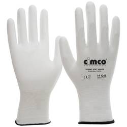 Cimco 141281 Skinny Soft White nylon pracovní rukavice Velikost rukavic: 8, M EN 388 1 pár