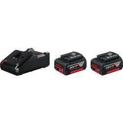 Bosch Professional 1600A019S0 2x GBA 18V 4.0AH + GAL 18V-40 Professional akumulátor do nářadí a nabíječka 18 V 4 Ah Li-Ion