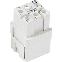 Harting Han® Q5/0-F 09120053101 konektorová vložka, zásuvka, seria Han® Q, 1 ks