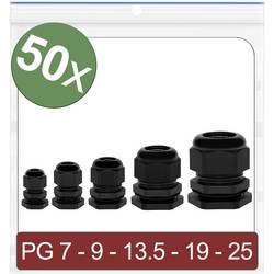 Quadrios 24CA387 kabelová průchodka, 24CA387, od 3.5 mm, do 25 mm, 50 ks