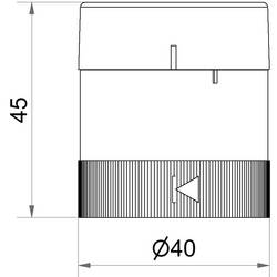 Werma Signaltechnik signalizační bzučák 635.800.75 KombiSIGN 40 pulzní tón, stálý tón 24 V/AC, 24 V/DC 85 dB