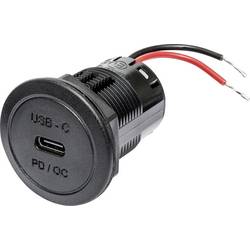 ProCar Vestavná zásuvka Power USB-C PD/QC 60 W bez LED 12 V, 24 V