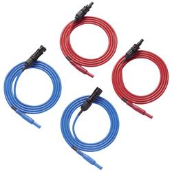 Fluke FLK-TL1000-MC4 sada měřicích kabelů MC zástrčka červená, černá 1 sada