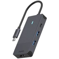 Rapoo USB-C® dokovací stanice 4-in-1 USB-C Multiport Adapter Vhodné pro značky (dokovací stanice pro notebook): univerzální napájení USB-C®