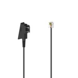 Hama telefonní kabel [1x TST zástrčka - 1x RJ12 zástrčka 6p6c] černá