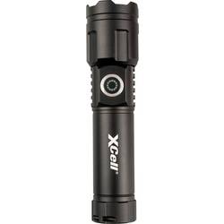 XCell Lunalux Slim LED kapesní svítilna, s brašnou, poutko na ruku, s režimem stroboskopu, napájeno akumulátorem, 400 lm, 11.5 h, 150 g