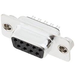 encitech DB15-SS-K 2101-0181-12 D-SUB zásuvková lišta 180 ° Pólů: 15 pájecí kalíšek 1 ks Tray