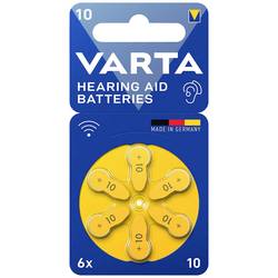Varta knoflíkový článek ZA 10 1.4 V 6 ks zinko-vzduchová Hearing Aid Batteries 10 Bli 6