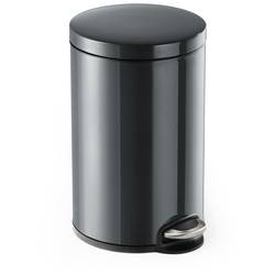 Durable DURABLE pattumiera 12,0 l antracite  341158 Odpadkové vědro 12 l (Ø x v) 250 mm x 400 mm nerezová ocel antracitová 1 ks