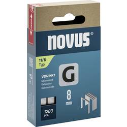 Novus Tools 042-0796 svorky z plochého drátu Typ 11 1200 ks Rozměry (d x š x v) 8 x 10.6 x 8 mm