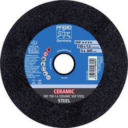 PFERD TOOLS EHT 150-1,6 CERAMIC SGP STEEL 61315016 řezný kotouč rovný 150 mm 25 ks ocel