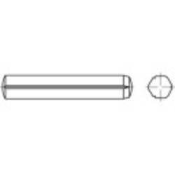 TOOLCRAFT 1066812 válcový rýhovaný kolík (Ø x d) 3 mm x 24 mm nerezová ocel A1 100 ks
