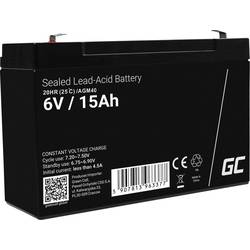 Green Cell Green Cell AGM40 batteria UPS VRLA AGM 6 V 15 Ah (Green Cell AGM VRLA 6V 15Ah ma AGM40 olověný akumulátor 6 V 15 Ah olověný se skelným rounem (š x v