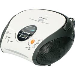 Lenco Lenco SCD-24 white - Tragbares FM-Radio mit CD-Player - Kopfhöreranschluß - Weiß SCD-24 white rádio s CD