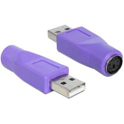 Delock USB 2.0 adaptér [1x USB-A konektor - 1x PS/2 zásuvka] 65461