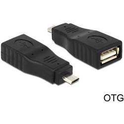Delock USB 2.0 adaptér [1x micro USB 2.0 zástrčka B - 1x USB 2.0 zásuvka A] 65549