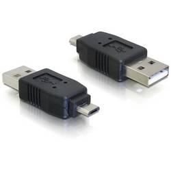 Delock USB 2.0 adaptér [1x micro USB 2.0 zástrčka B - 1x USB 2.0 zástrčka A] 65036