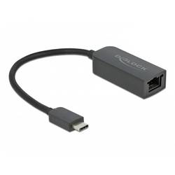 Delock USB 2.0 adaptér [1x USB-C® zástrčka - 1x RJ45 zásuvka] 66645 0.16 m