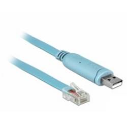 Delock USB 2.0 adaptér [1x USB 2.0 zástrčka C - 1x RJ45 zástrčka] 63289 3 m