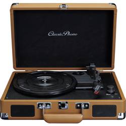 Lenco Classic Phono TT-10BN - Kofferplattenspieler mit Lautsprechern - Braun gramofon