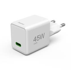 Hama USB nabíječka, USB Power Delivery (USB-PD) , 1x USB-C®, 45.00 W, Dodávka energie, bílá