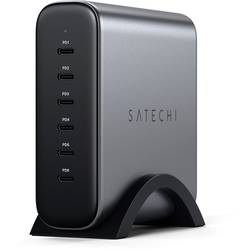 Satechi ST-C200GM-EU USB nabíječka 200 W USB-C® zásuvka Počet výstupů: 6 x