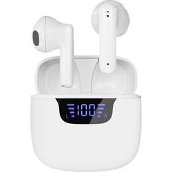 Vivanco UNION PAIR W špuntová sluchátka Bluetooth®, Bez kabelu, 63990, stereo, bílá