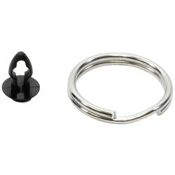 Hammond Electronics 1427KR kroužek na klíče (Ø) 25 mm, ocel, chrom, 1 ks