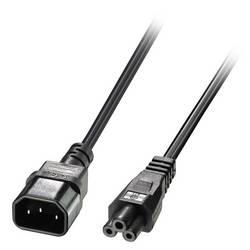 LINDY napájecí kabel [1x IEC zástrčka C14 10 A - 1x IEC C5 spojka] 3.00 m černá