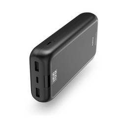 Hama powerbanka Li-Pol, 20000 mAh, Rychlé nabíjení, antracitová