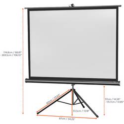 Celexon 1090258 plátno na stativu 158 x 118 cm Formát obrazu: 4:3