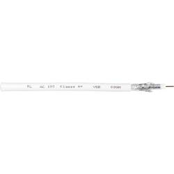 Interkabel AC 100-100 koaxiální kabel, vnější Ø: 6.90 mm, 75 Ω, 120 dB, bílá, 100 m
