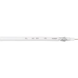Interkabel AC 89-100 koaxiální kabel, vnější Ø: 6.90 mm, 75 Ω, 90 dB, bílá, 100 m