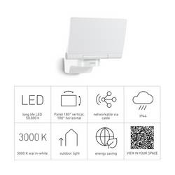 Steinel LED STRAHLER XLED HOME 2 WS 033125 venkovní LED reflektor Energetická třída (EEK2021): E (A - G) 13.7 W Barvy světla (LED svítidlo): teplá bílá