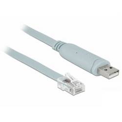 Delock USB 2.0 adaptér [1x USB 2.0 zástrčka A - 1x RJ45 zástrčka] 63911 1 m