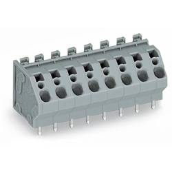 WAGO 745-159 pružinová svorkovnice 4.00 mm² Pólů 9 šedá 40 ks