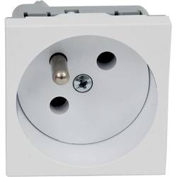 KOPOS QP 45x45_HB přístrojová vložka jednonásobná zásuvka (d x š) 45 mm x 45 mm 1 ks bílá