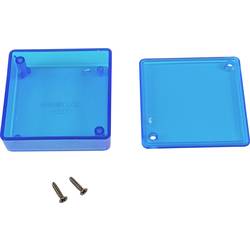 Hammond Electronics 1551TTBU univerzální pouzdro 60 x 60 x 20 ABS modrá (transparentní) 1 ks