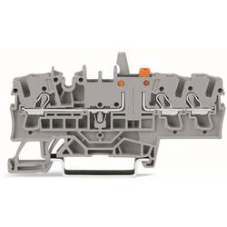 WAGO 2002-1771/401-000 trojúrovňová oddělovací a měřicí svorka 5.20 mm pružinové připojení šedá 50 ks